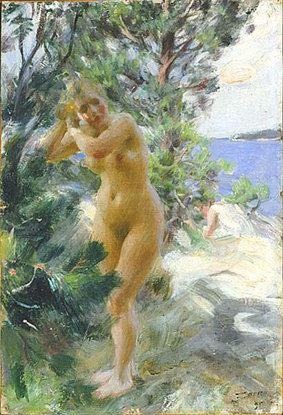Anders Zorn After the Bath, Germany oil painting art